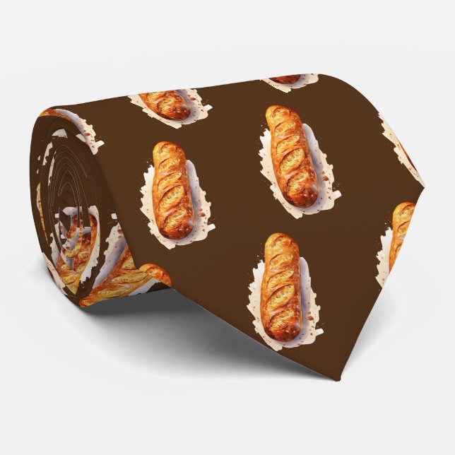 Cravate pain à la cool carrelé (Roulé)