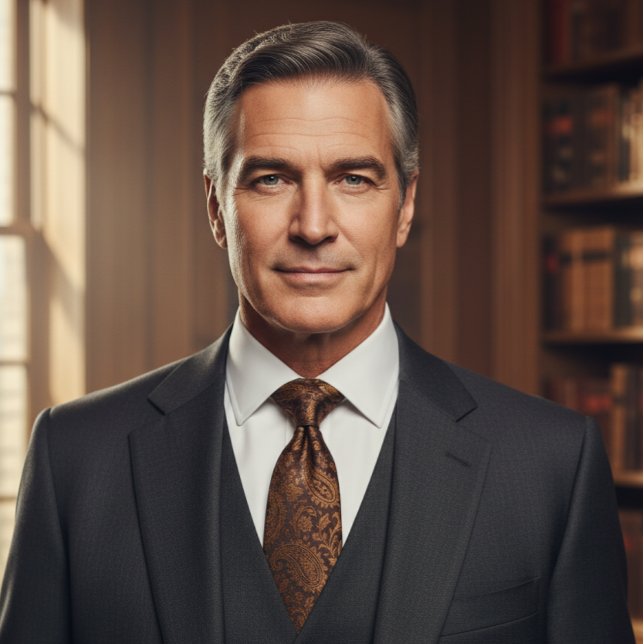 Cravate Paisley Brown Texture  (Créateur téléchargé)