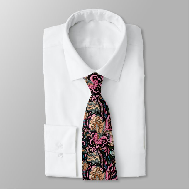 Cravate Paisley Moderne   (Attaché)
