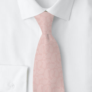 Cravate Paisley Rose Champagne