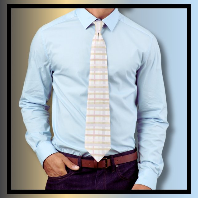 Cravate Palette de couleurs neutres chic (Créateur téléchargé)