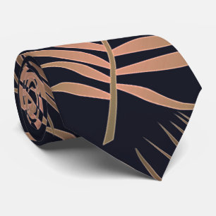 Cravate Palm Feuille moderne Tropical Exotic Design