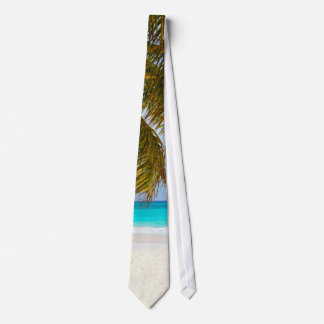 Cravate Palm Paradise Ciel Bleu Soleil