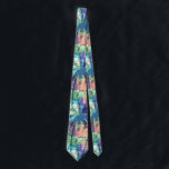 Cravate Palmiers Vintages tropicaux<br><div class="desc">Collage cool de palmiers rose,  violet,  vert,  turquoise et turquoise,  cette cravate masculine est un excellent exemple de mode pour le bureau,  un mariage ou toute occasion.</div>