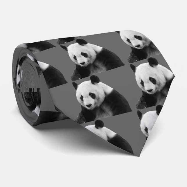 Cravate Panda géant (Roulé)