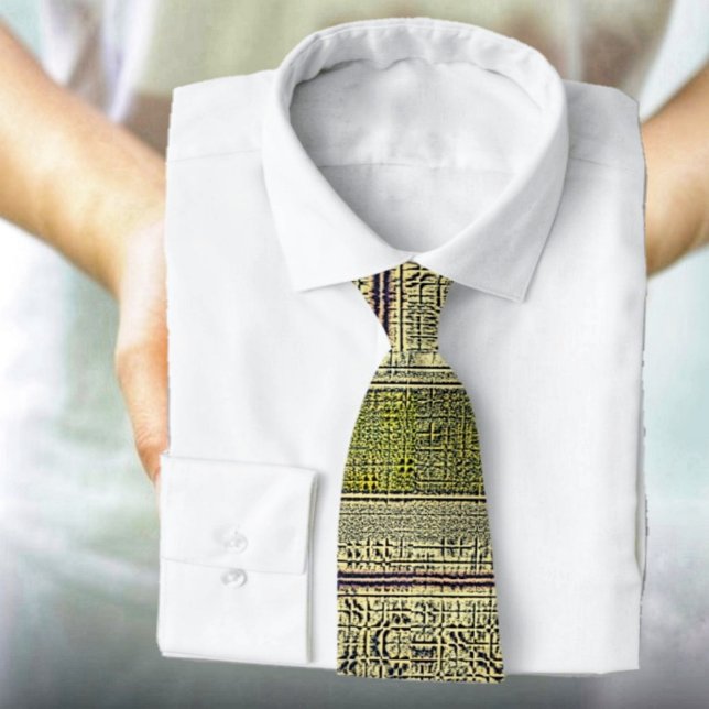 Cravate Panes d'or (Wrap up this tie, for that special someone, who likes to look his best!)
