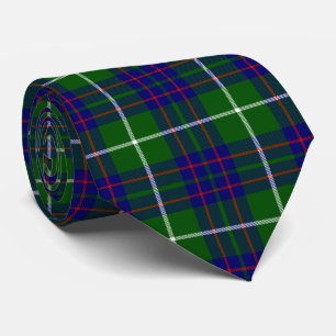 Cravate Panier bleu vert tartan MacIntyre