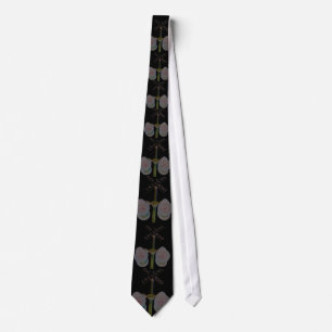 Cravate Panneau de croisement ferroviaire Necktie, Design 