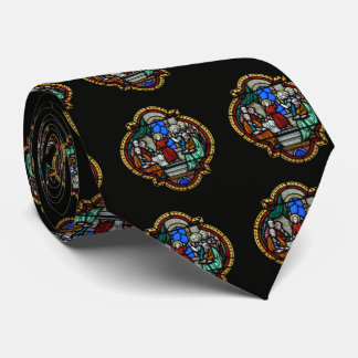 Cravate Panneau en verre souillé de Jésus