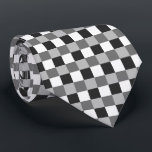 Cravate Panneau noir gris blanc<br><div class="desc">Idées cadeaux pour anniversaire,  Noël,  Fête des pères ... </div>