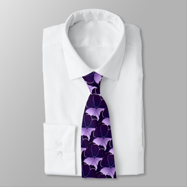 Cravate Pansy Power (Attaché)