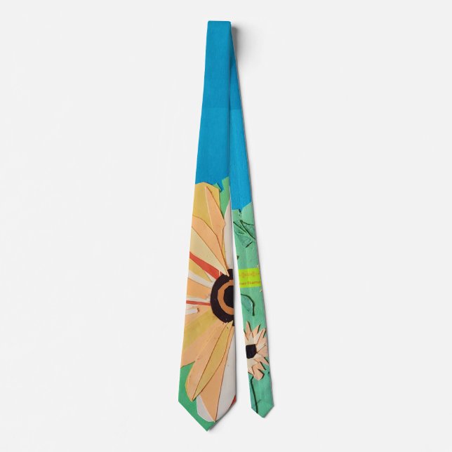 Cravate Paper Sunflower Necktie (Devant)
