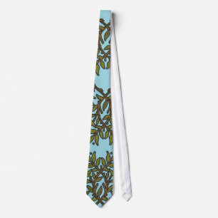Cravate Papier peint frise d'arbre de William Morris
