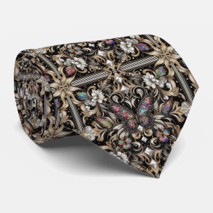 Cravate Papillon Arc-en-ciel Art Déco Rétro Nouveau