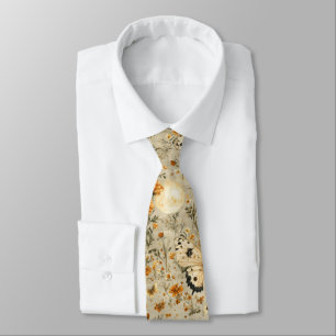 Cravate Papillon de Fleur Sauvage Vintage (2)