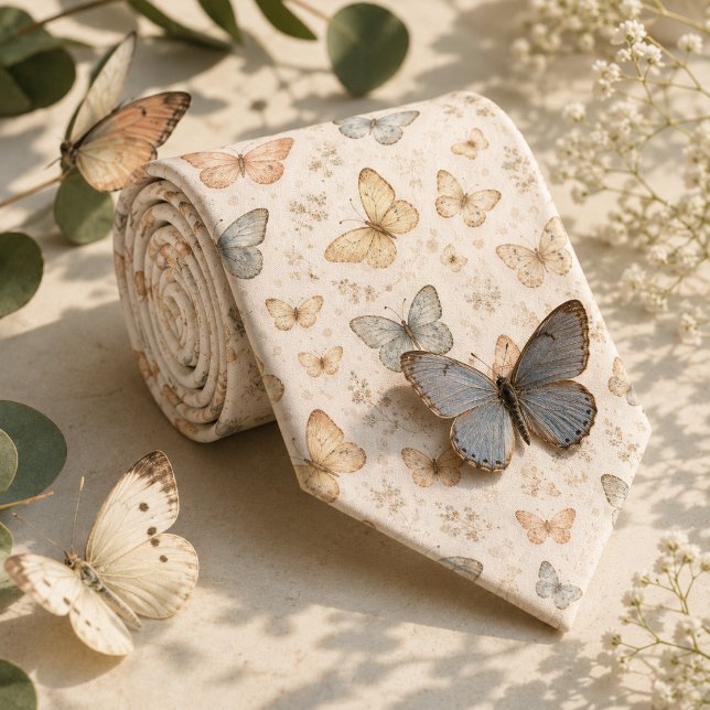 Cravate Papillon d'Ivoire  Douce Vintage  (Créateur téléchargé)