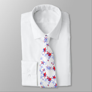 Cravate Papillon graphique bleu, blanc, rouge indépendant
