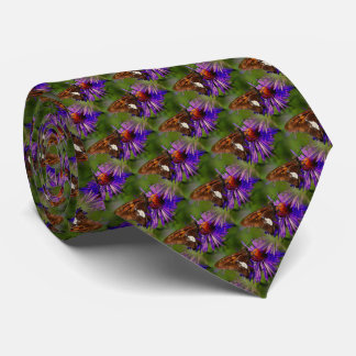 Cravate Papillon sur l'art de la nature fleurie