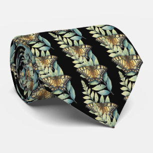 Cravate Papillons Monarque Beau Noir