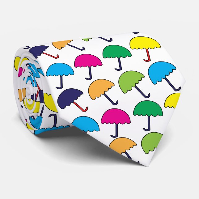 Cravate Parapluie Parapluie Coloré  (Roulé)