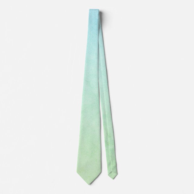 Cravate Parties scintillant Green Pastel Ombre (Devant)