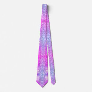 Cravate Parties scintillant violet rose Neon Éclat Lecteur