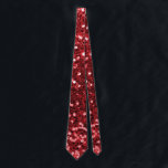 Cravate Parties scintillantes rouges de Faux<br><div class="desc">Grande cravate rouge fascinante de parties scintillantes de faux.
NOTEZ SVP :  Ce sont les graphiques imprimés par appartement - aucunes pièces augmentées.</div>