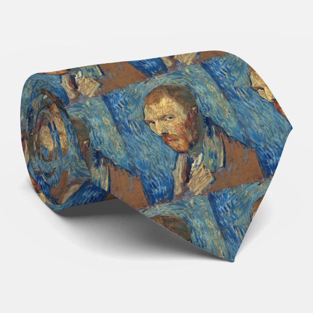 Cravate Pas un faux - Autoportrait de Vincent Van Gogh (Roulé)