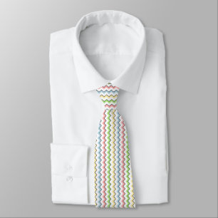 Cravate Pastel Chevron-Drop Shadow par Shirley Taylor