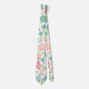 Cravate Pastel Ditsy Floral Shabby Chic Coquette