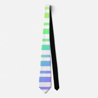 Cravate Pastel Rainbow Stripes Blur Art Design Abstrait