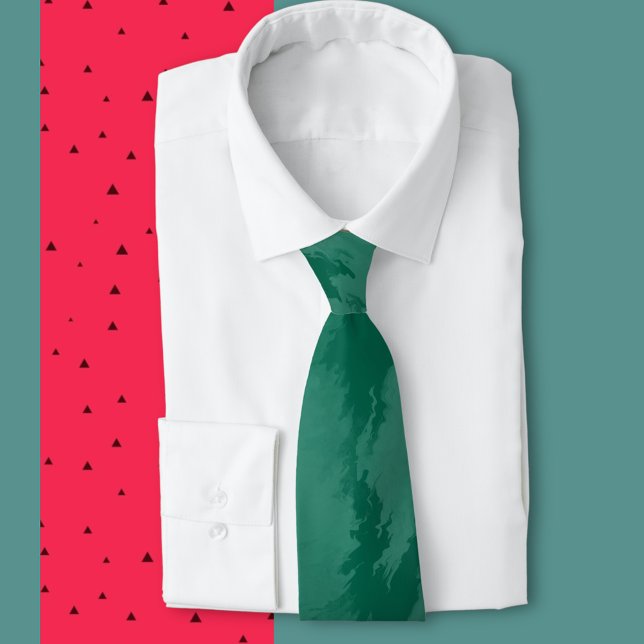 Cravate Pastèque juteuse (Fun quirky watermelon summer fruit two tone tie)