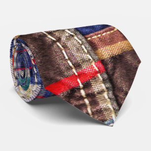Cravate Patchwork Plaid / Tartan