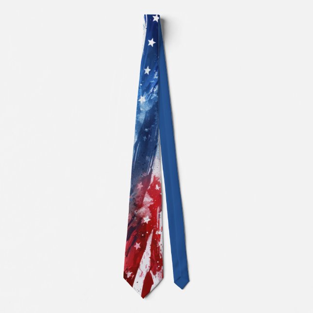 Cravate Patriot Stars  (Devant)