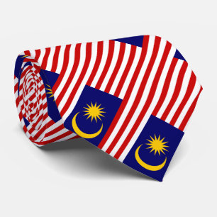 Cravate Patriotic Malaysia Flag