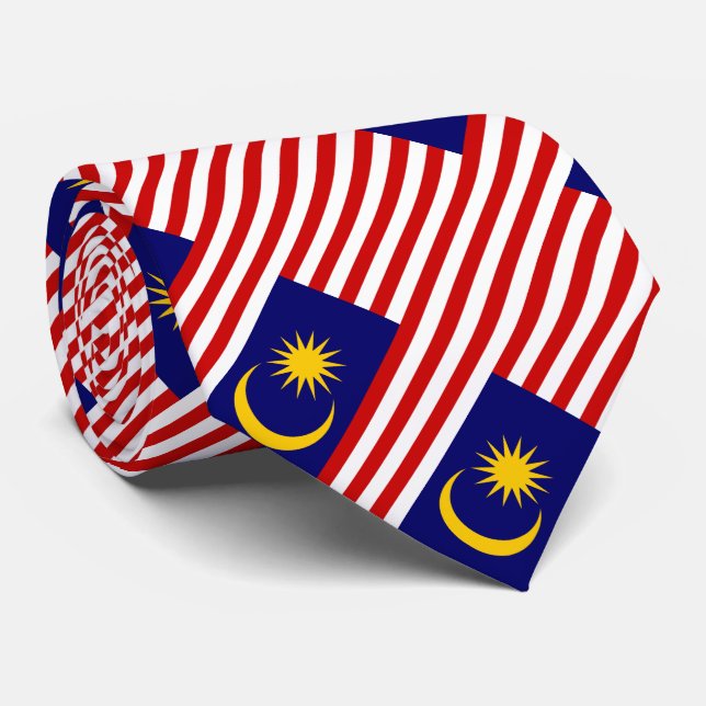 Cravate Patriotic Malaysia Flag (Roulé)