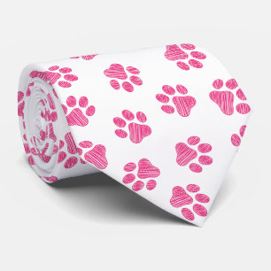 Cravate Patrouilles De Doodle, Paws De Chien, Paws Roses