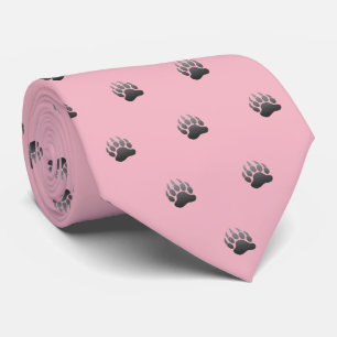 Cravate Patte d'ours métallique (pâlissez - le rose)