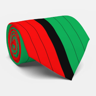 Cravate Patterns de Kwanzaa Colors