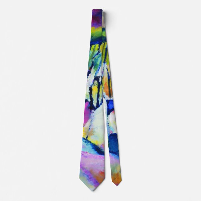Cravate Paysage avec pluie par Wassily Kandinsky (Devant)