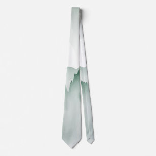 Cravate Paysage peint à la main de montagne d'aquarelle