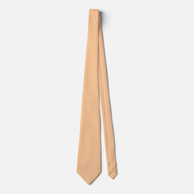 Cravate Peach FBC896 Color with Add Your Name Option (Devant)