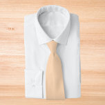 Cravate Peach Puff couleur solide<br><div class="desc">Peach Puff couleur solide</div>