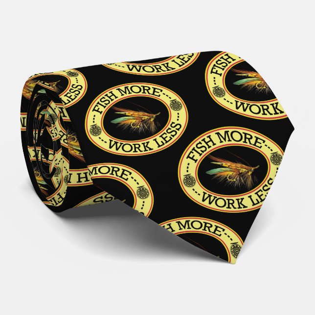 Cravate Pêche à la mouche pour Saumon (Roulé)