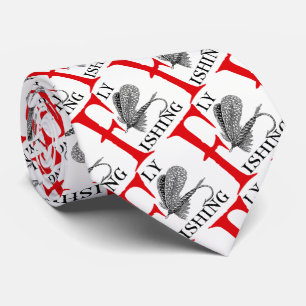 Cravate Pêche de mouche avec l'attrait de pêche