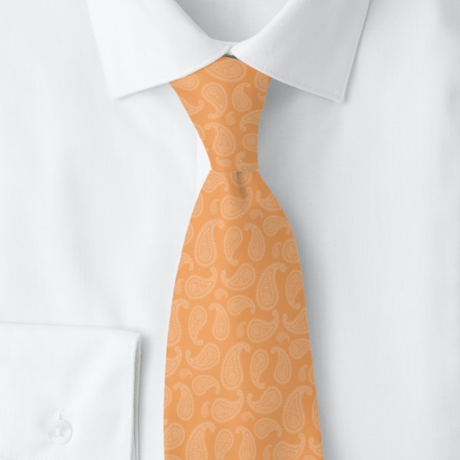 Cravate Pêche Paisley (Créateur téléchargé)