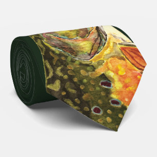 Cravate Pêcheur de truite de Brook