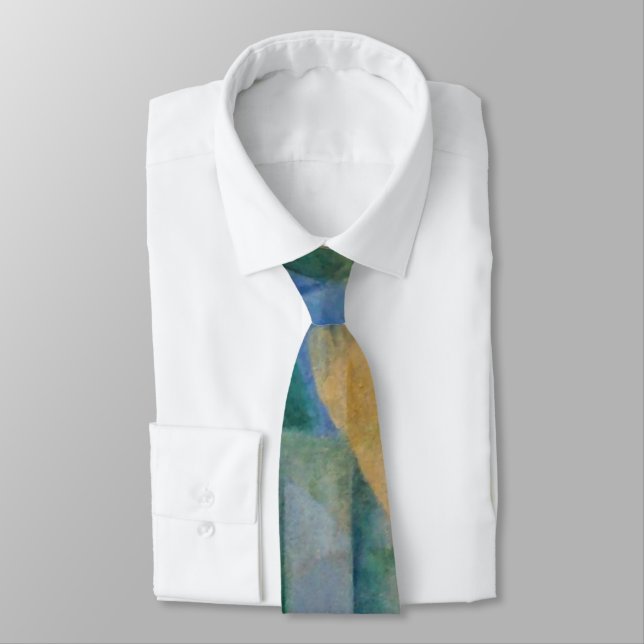 Cravate Peinture abstraite classique de Delaunay (Attaché)