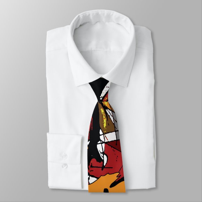 Cravate Peinture de cheval (Attaché)