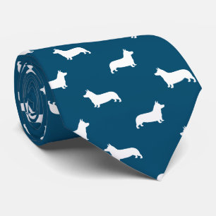 Cravate Pembroke Welsh Corgi Motif
